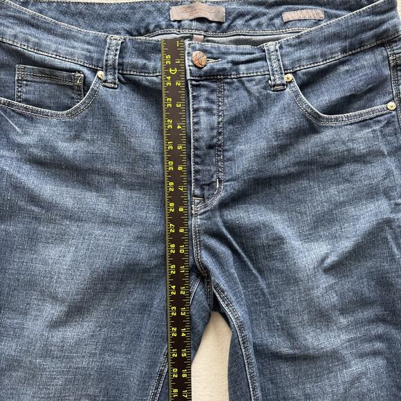 Melissa McCarthy Seven7 Jeans Women 18 Straight Blue Denim Plus Size Stretch - Picture 9 of 16